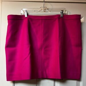 Talbots Fuchsia Stretch Mini Skirt